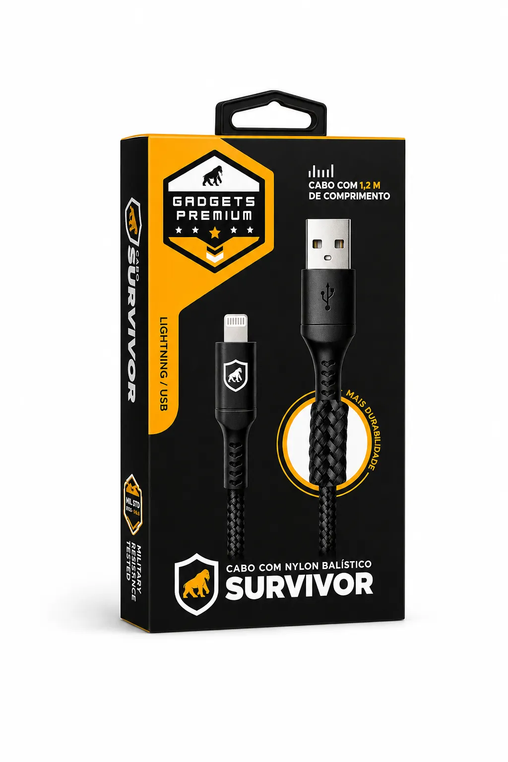 Cabo Survivor de nylon reforçado
